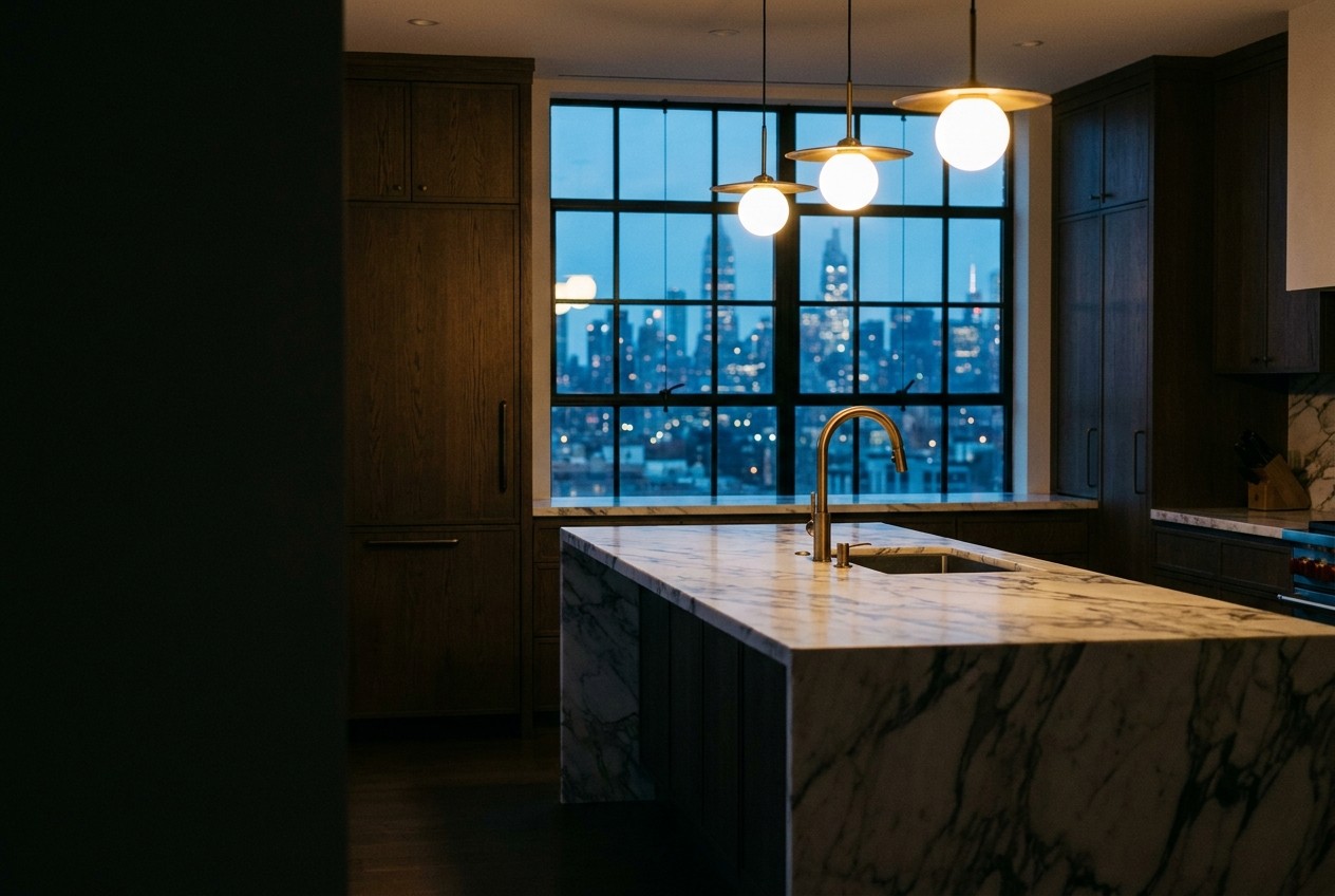 Luxury kitchens & fine home-building — concept